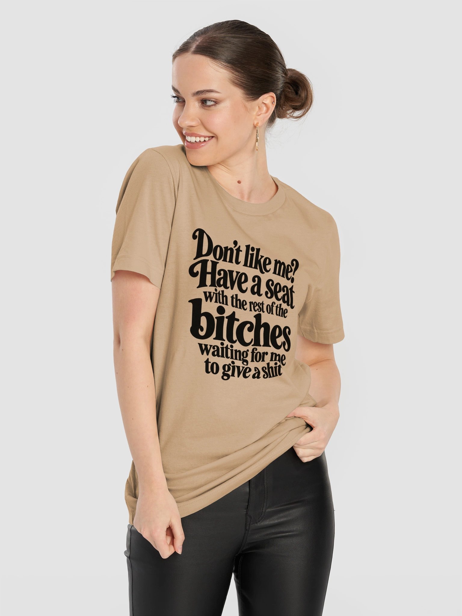 Don’t Like Me? Have a Seat – Funny Sarcastic Unisex T-Shirt product image (20)