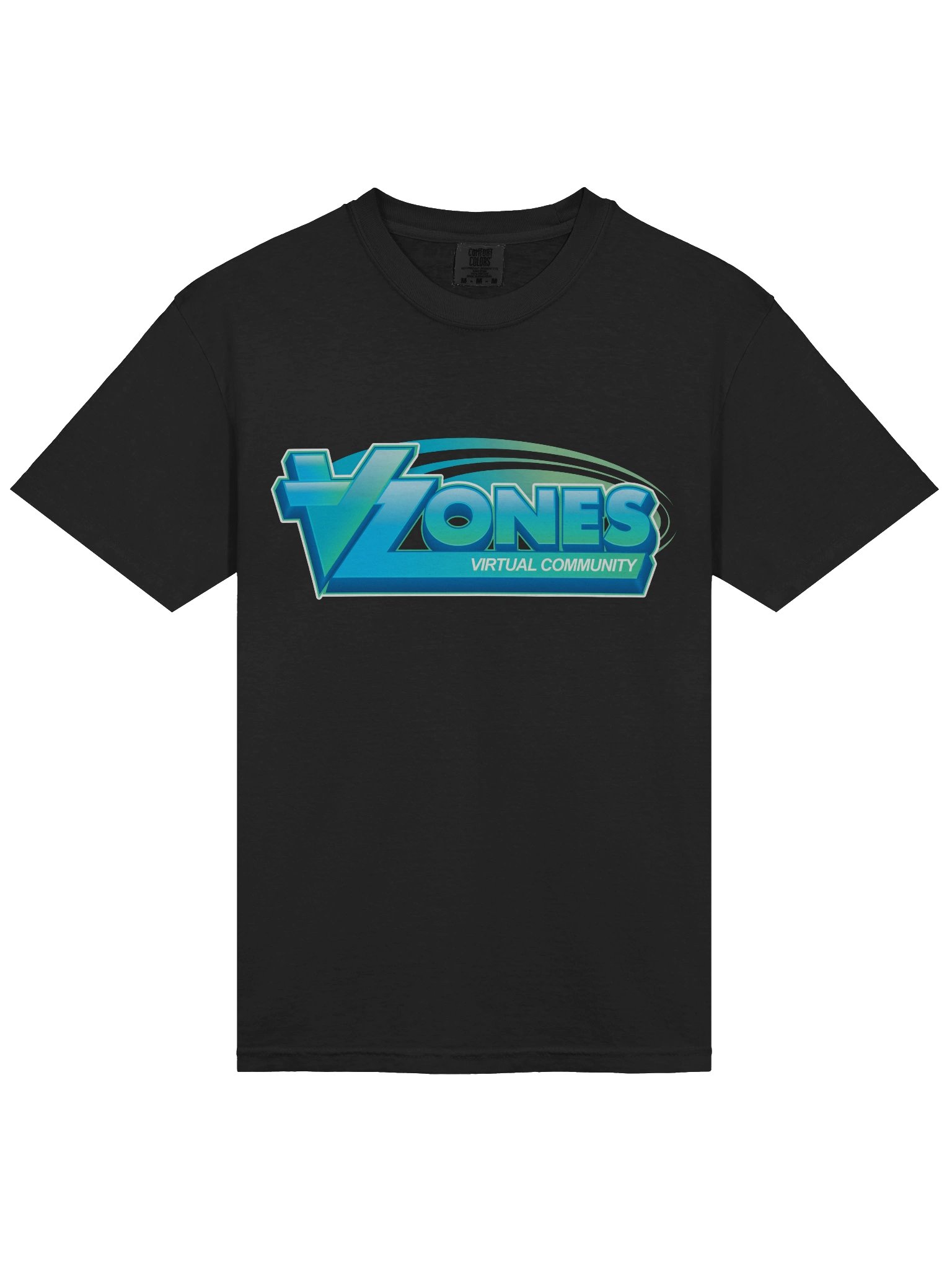 VZones Official T-Shirt Black product image (3)