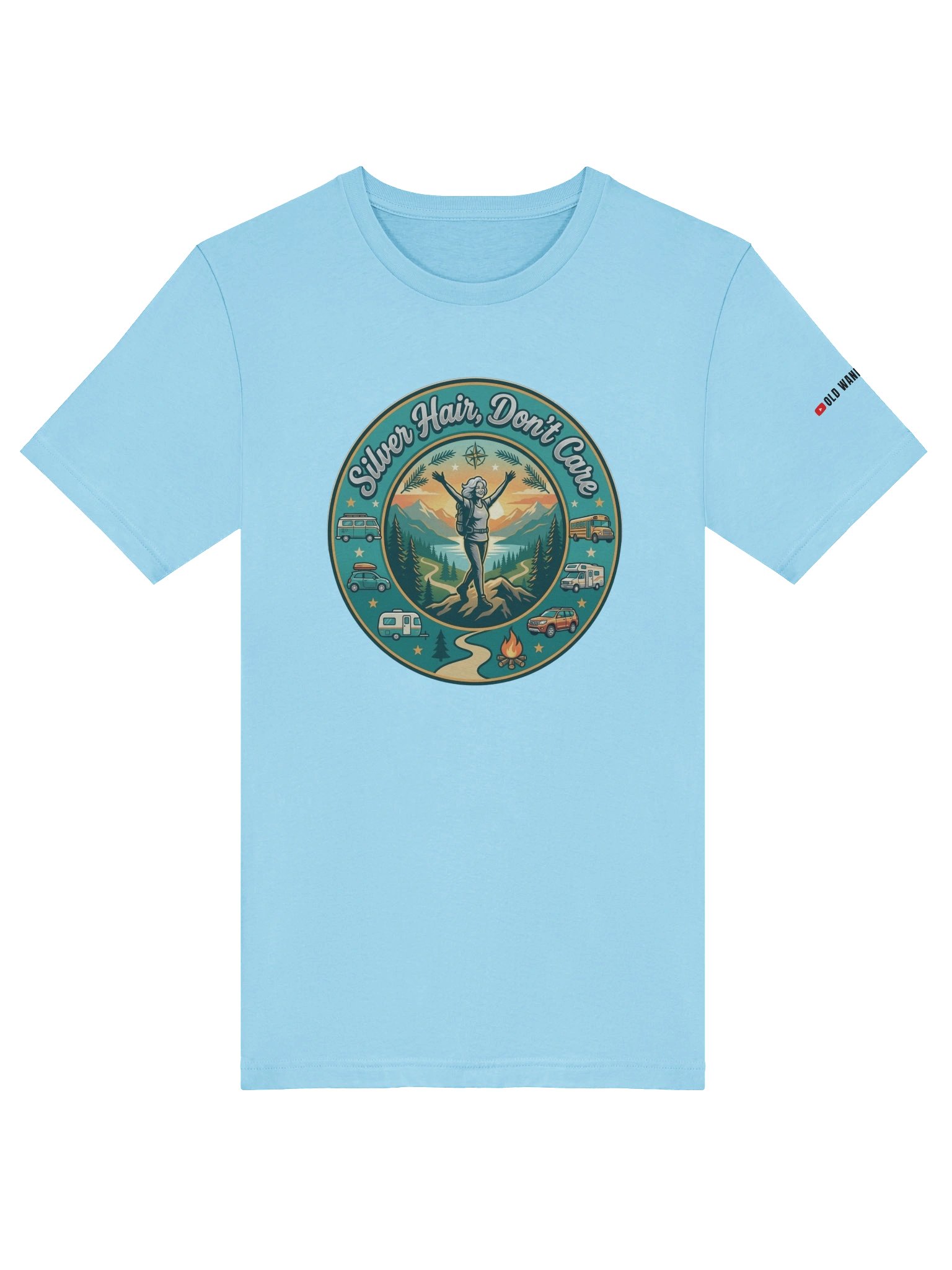 Silver Hair, Don’t Care Rig Tour Women's Casual Tee product image (5)