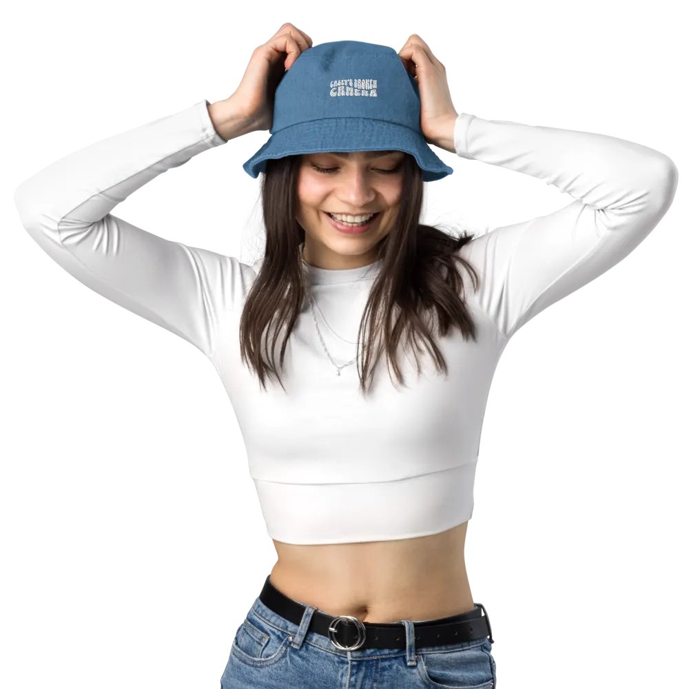 Casey's Broken Camera ( White Denim Bucket Hat) product image (51)