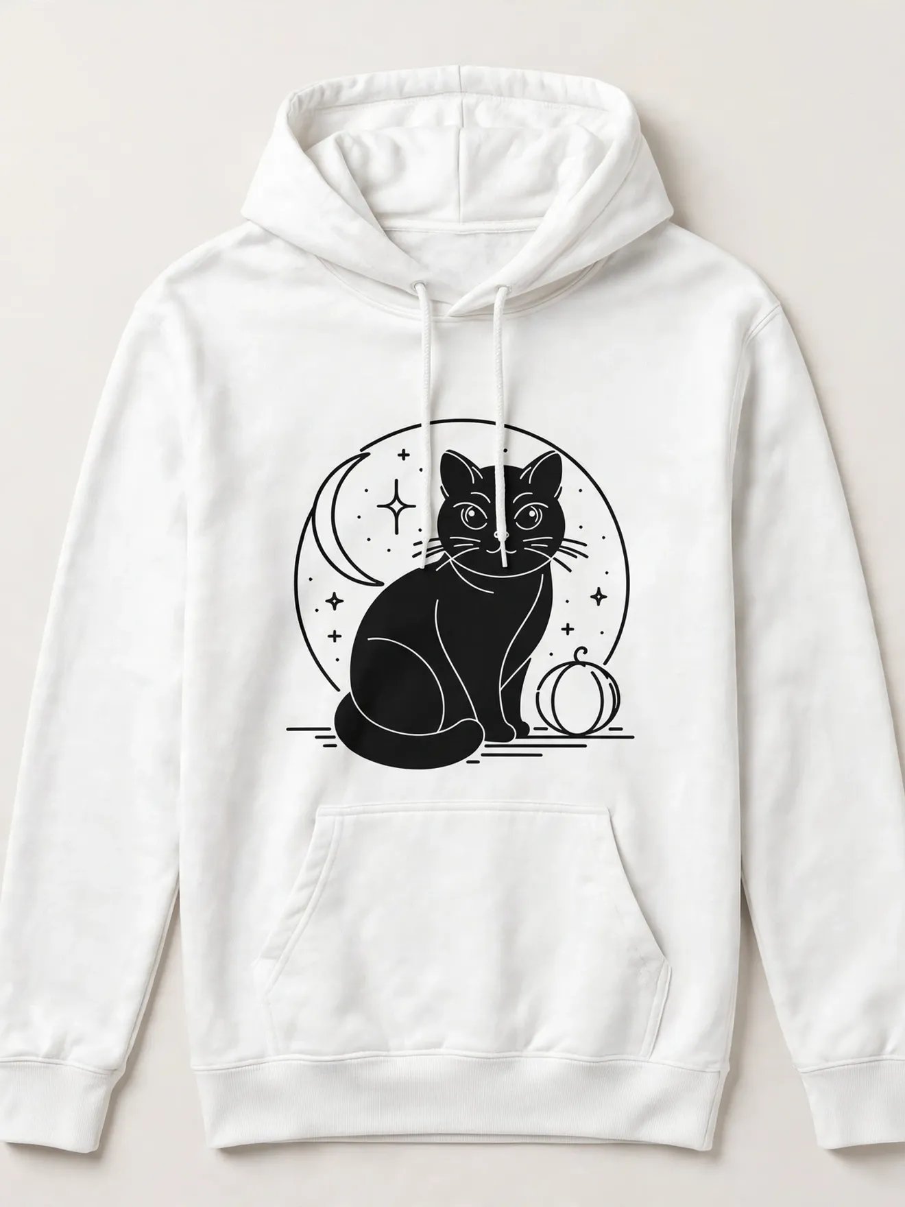 Midnight Cat Graphic Hoodie | IDLAR product image (2)