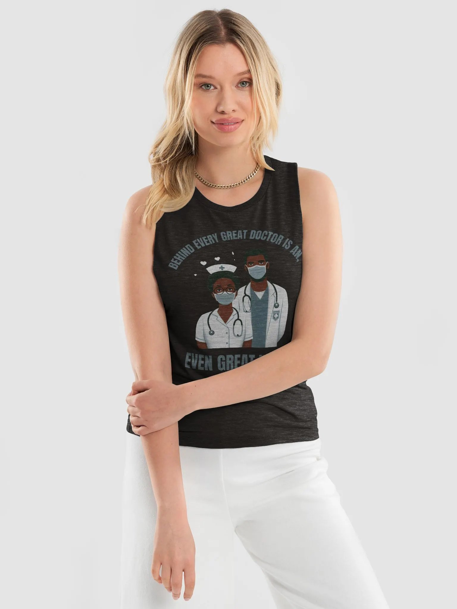 Nurse & Doctor Tribute Muscle Tank product image (5)