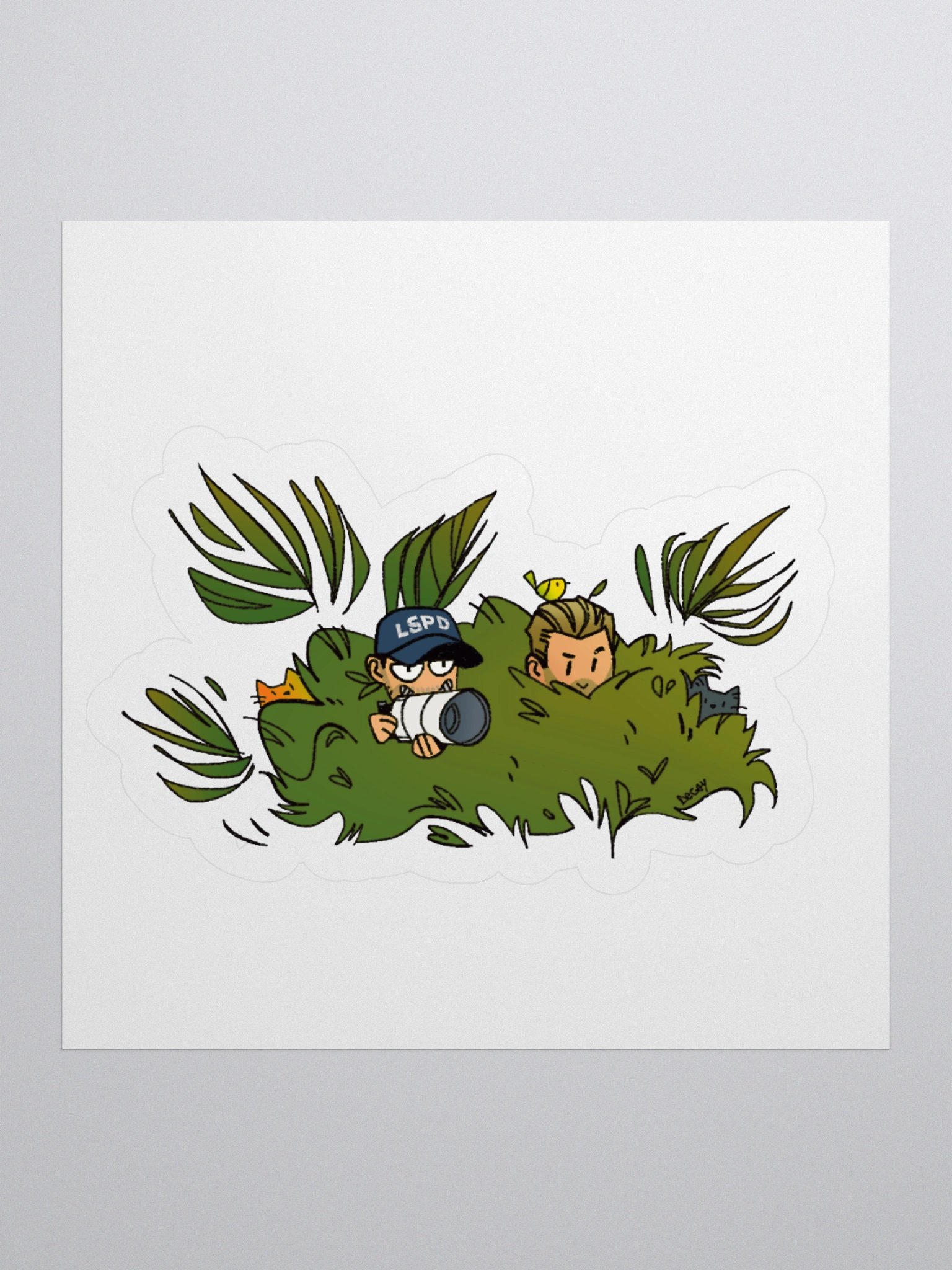 Bush stakeout sticker product image (2)