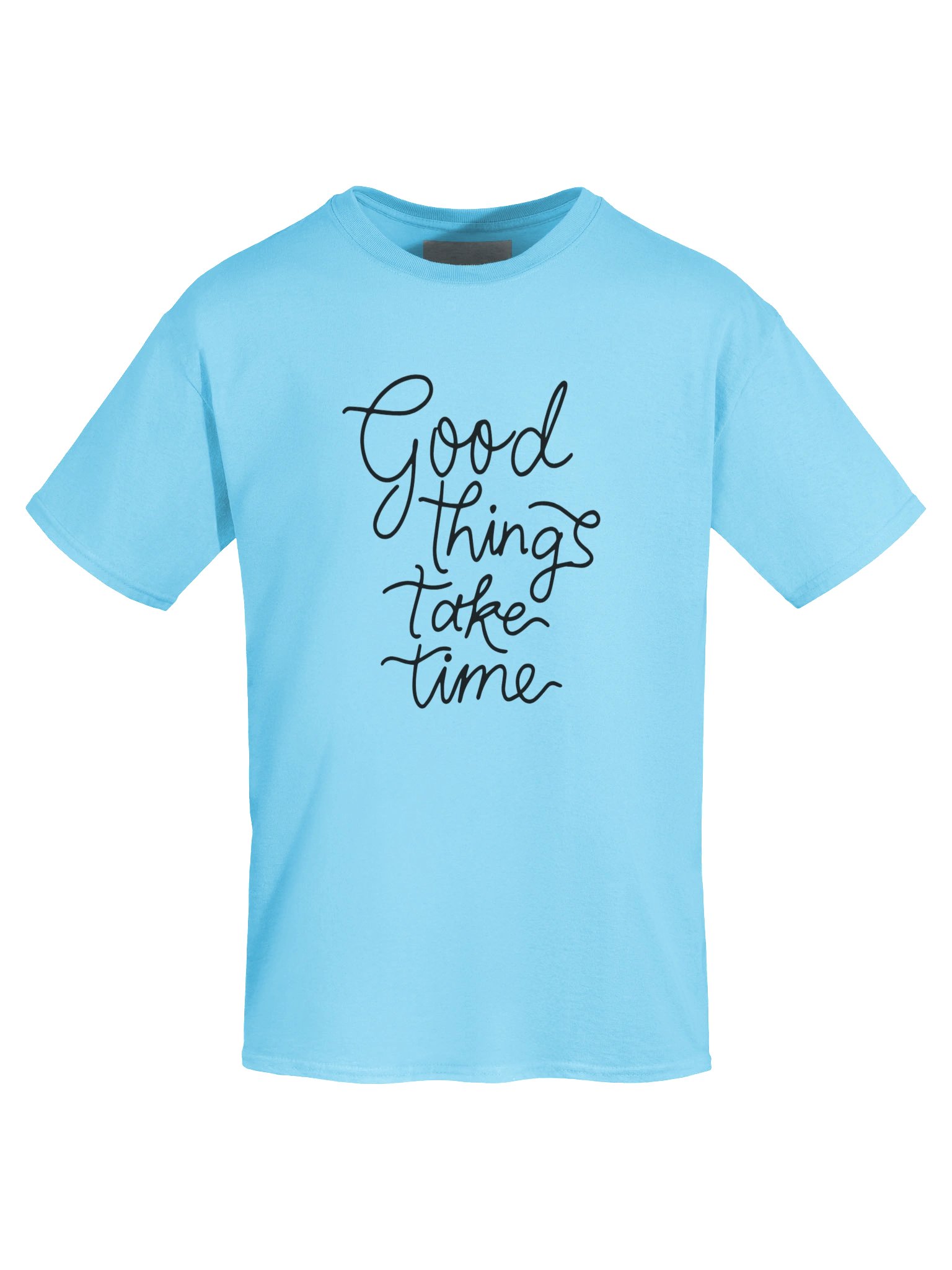 Good Things Take Time - Blue T-Shirt product image (5)