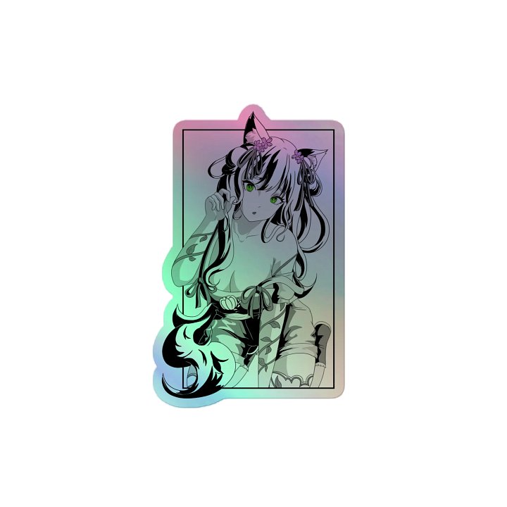 Pumpkin Petty Holo Waifu Sticker product image (2)