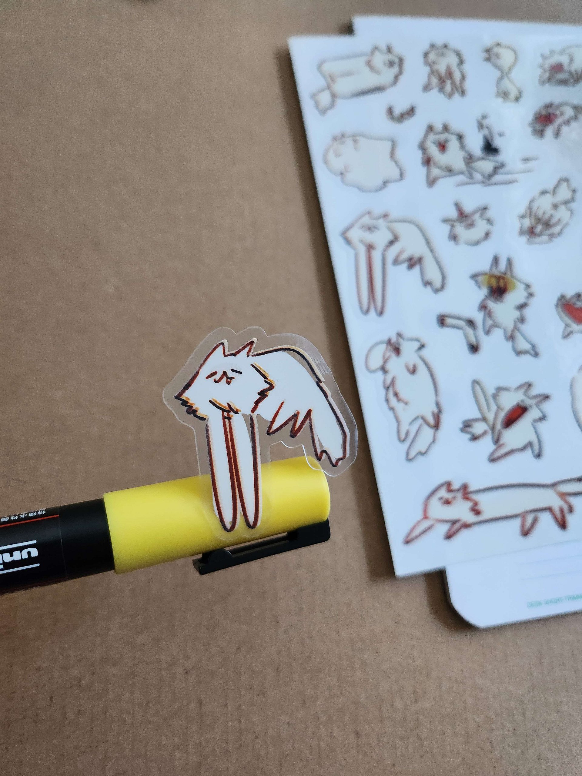 🟠Dandy // Clear Stickers Sheet product image (4)