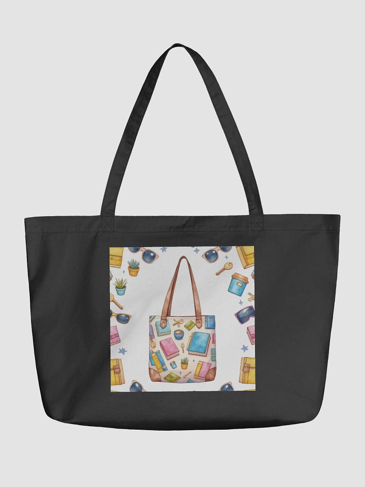 Pixxotia Whimsical Book Lover's Tote Bag product image (1)