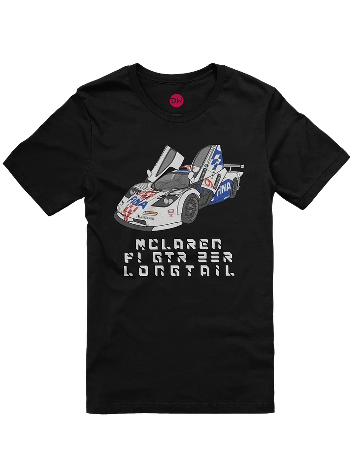 McLaren F1 GTR Longtail Chassis 23R Shirt (Retro, Sketch, Silhouette) product image (1)