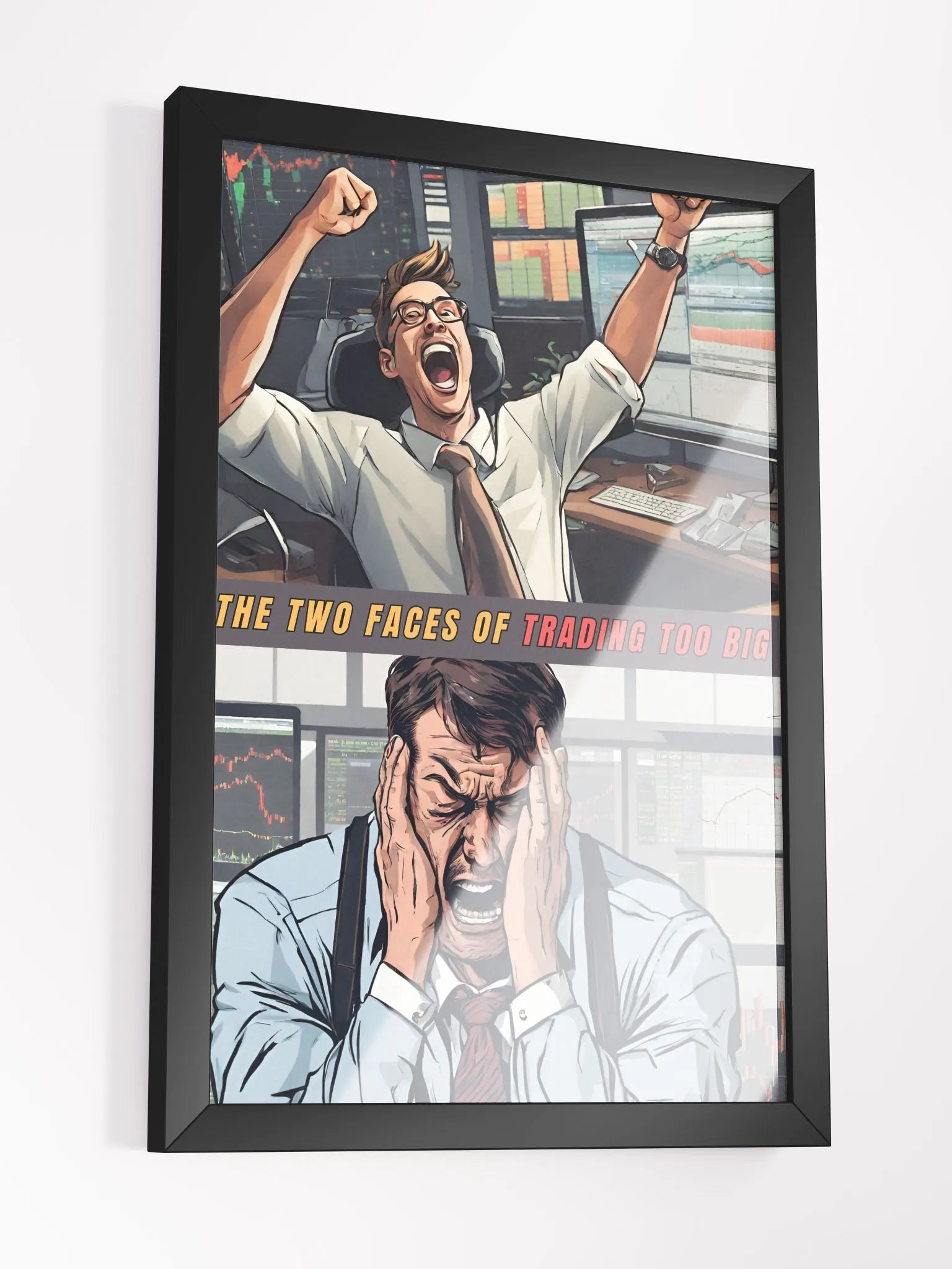 Trading Too Big Custom Framed Art product image (6)