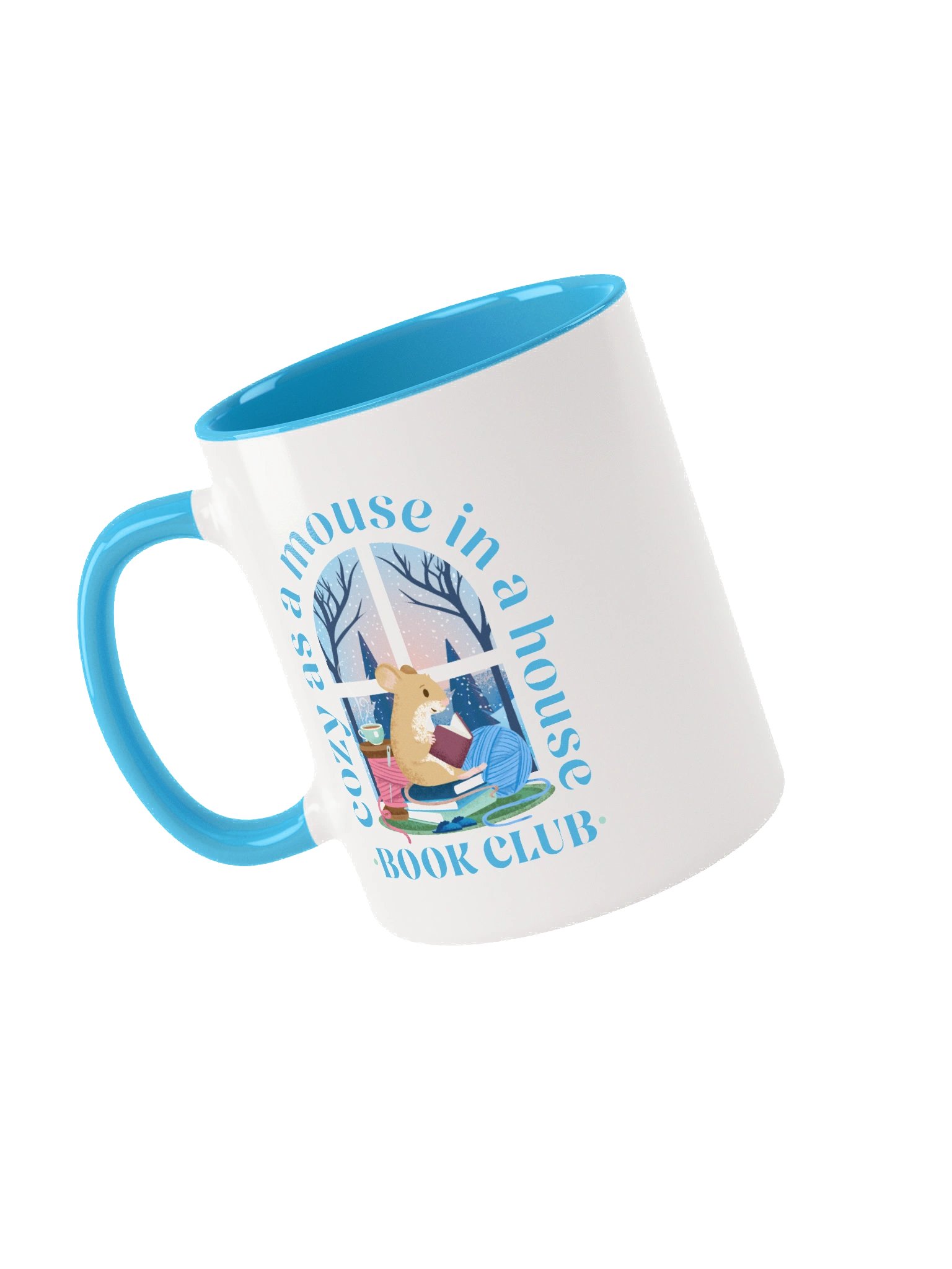 Cozy Mouse Book Club Inside Color Mug product image (11)