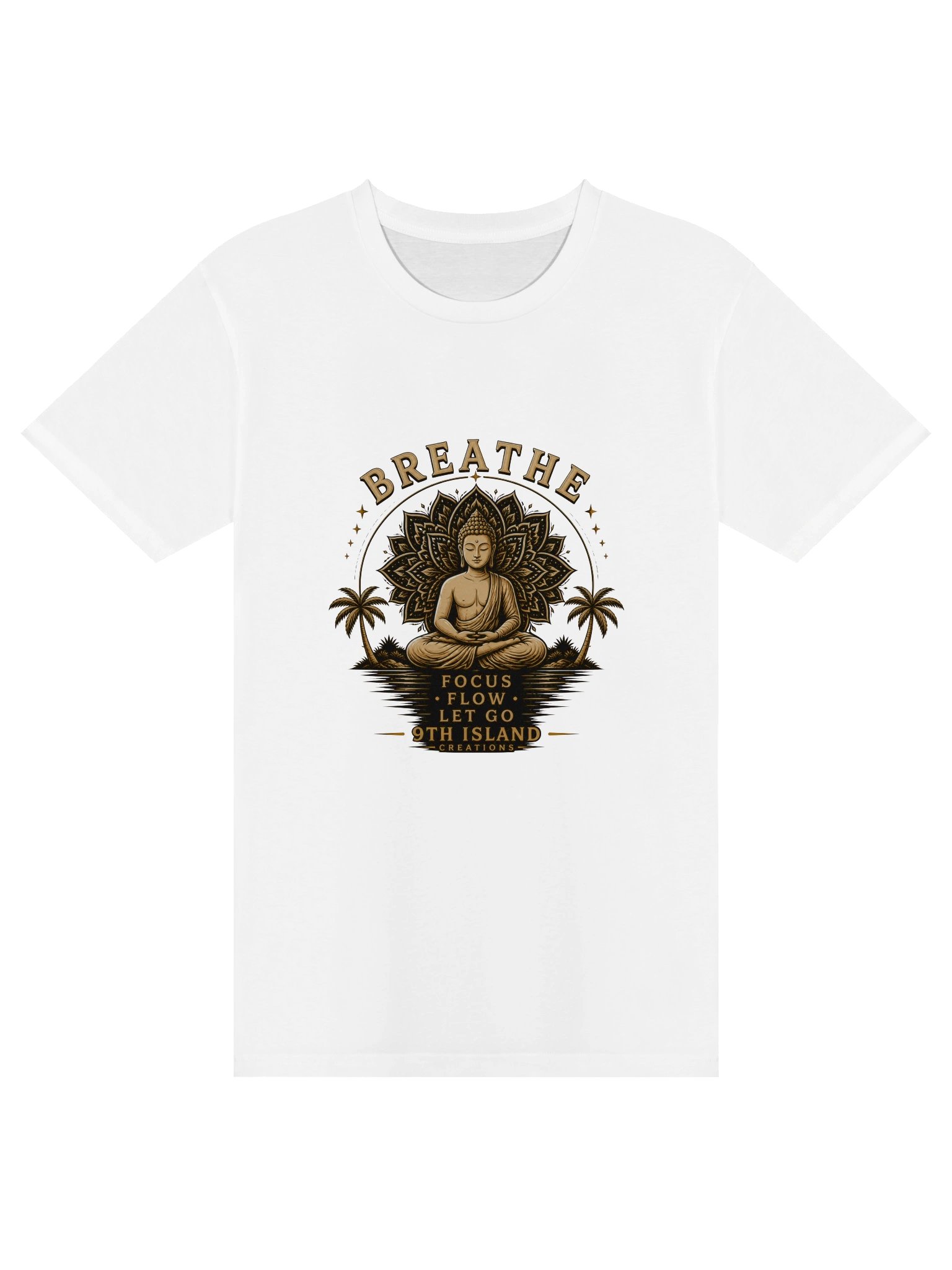 BREATHE — Gold Buddha Mandala Tee product image (35)