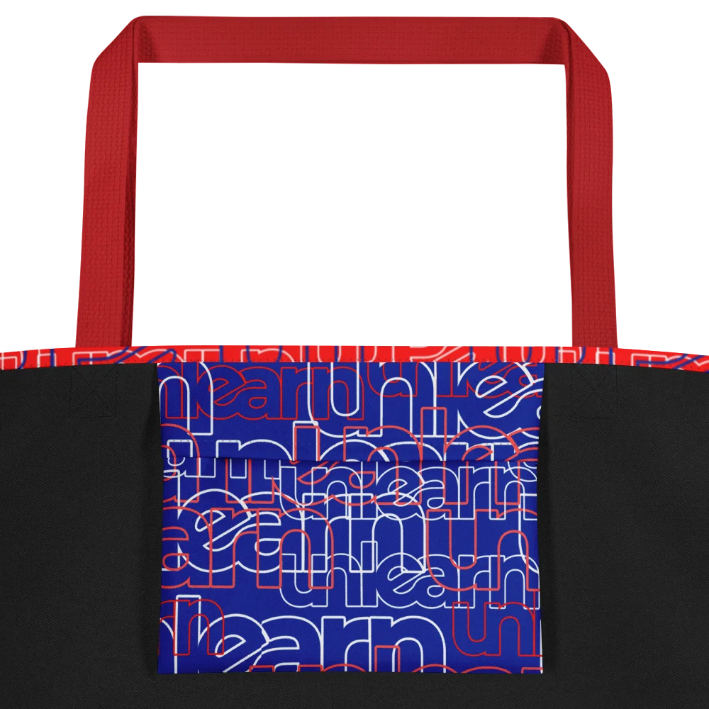 Wired Tote Bag: Red product image (4)