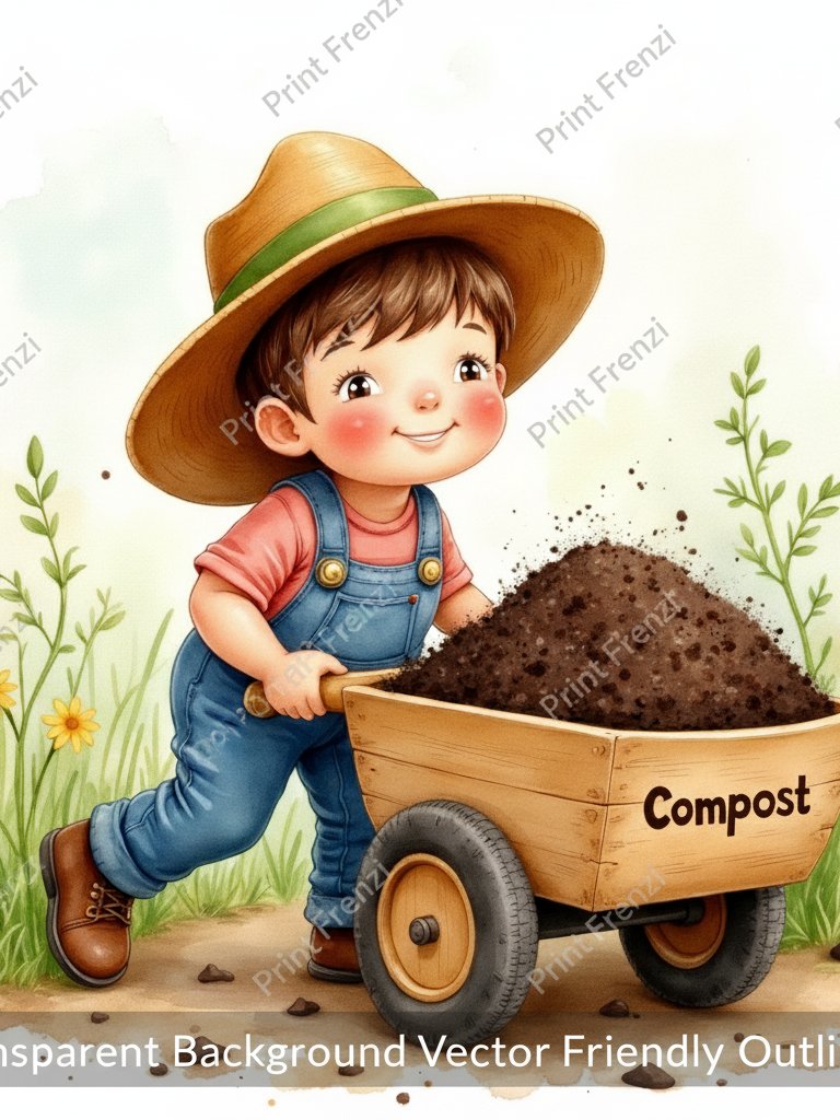 Eco Gardening Clipart & Digital Design Resources for Creators product image (9)