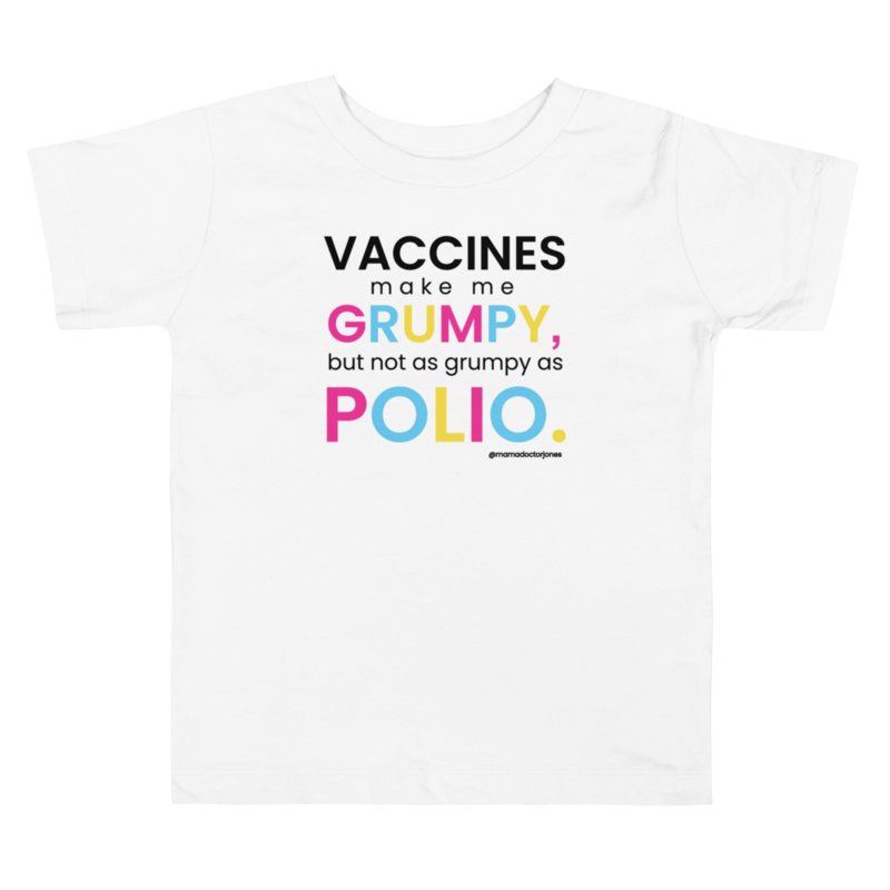 Polio Toddler Tee - White product image (1)