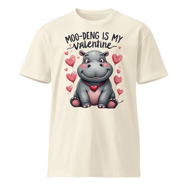 Moo-Deng is My Valentine T-Shirt product image (1)