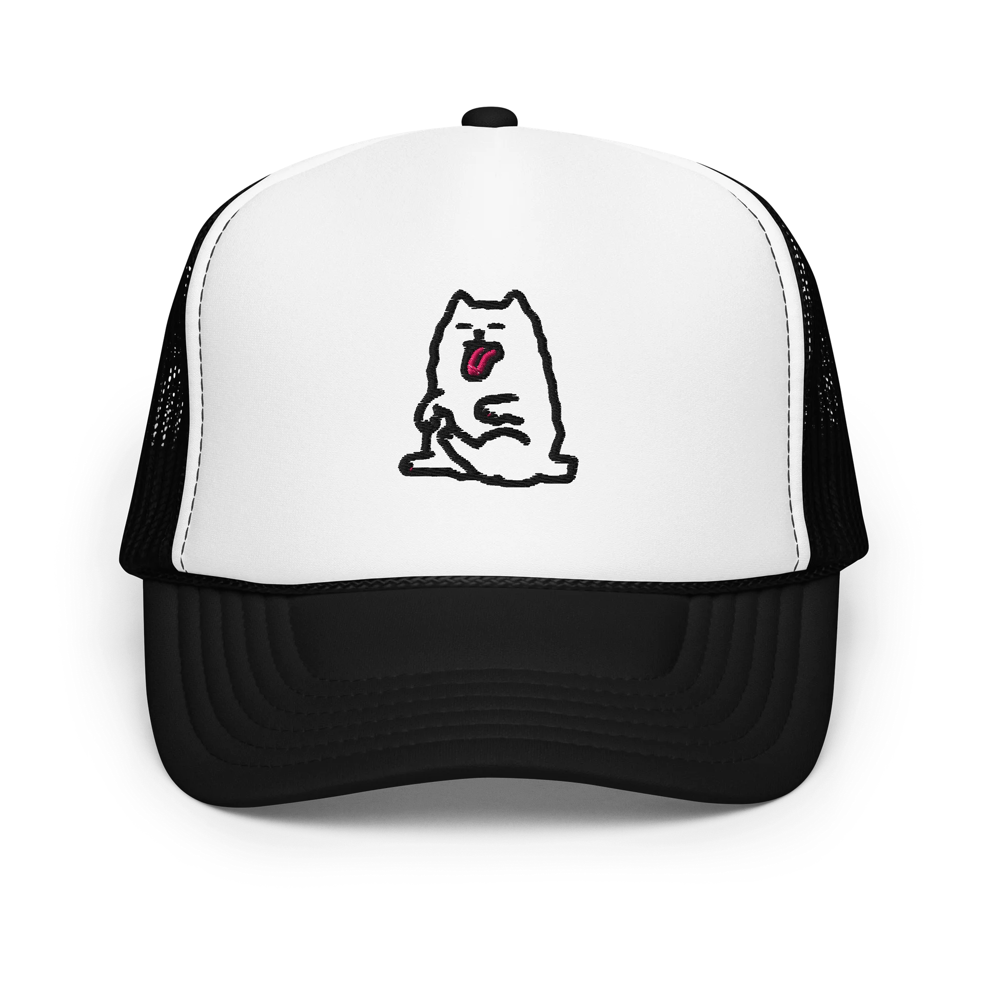 🛏️ Bed Rotting | Black & White Trucker Hat 🧢 product image (1)