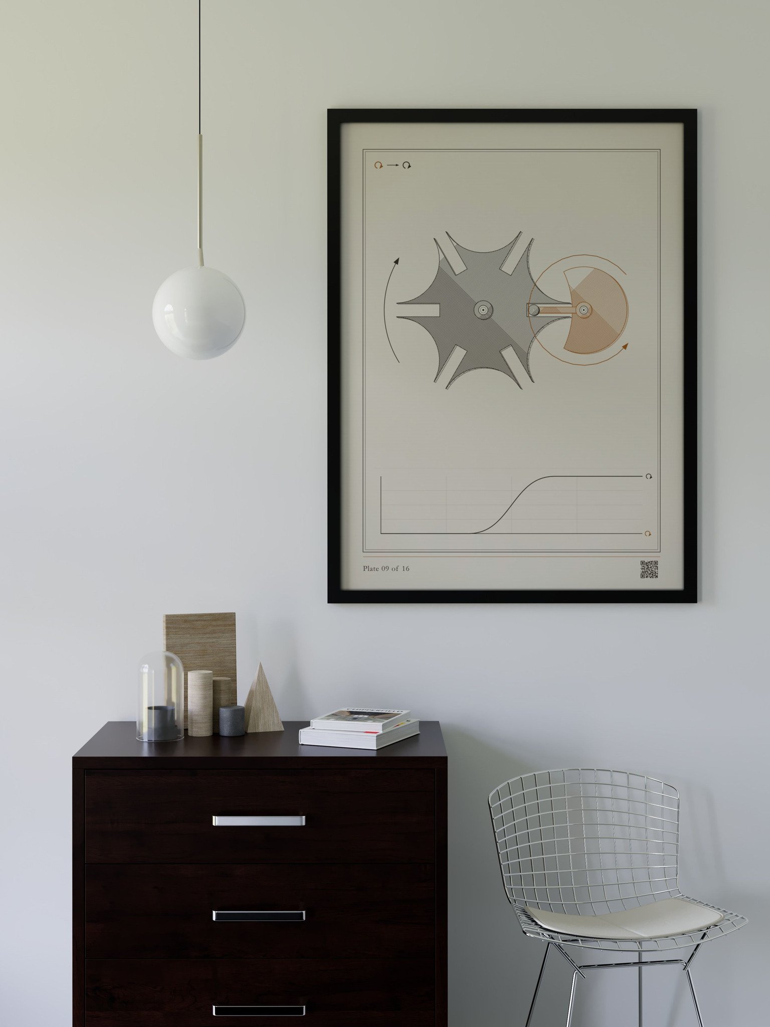 Geneva drive print, 12 x 16 in · MOTION 09 product image (4)