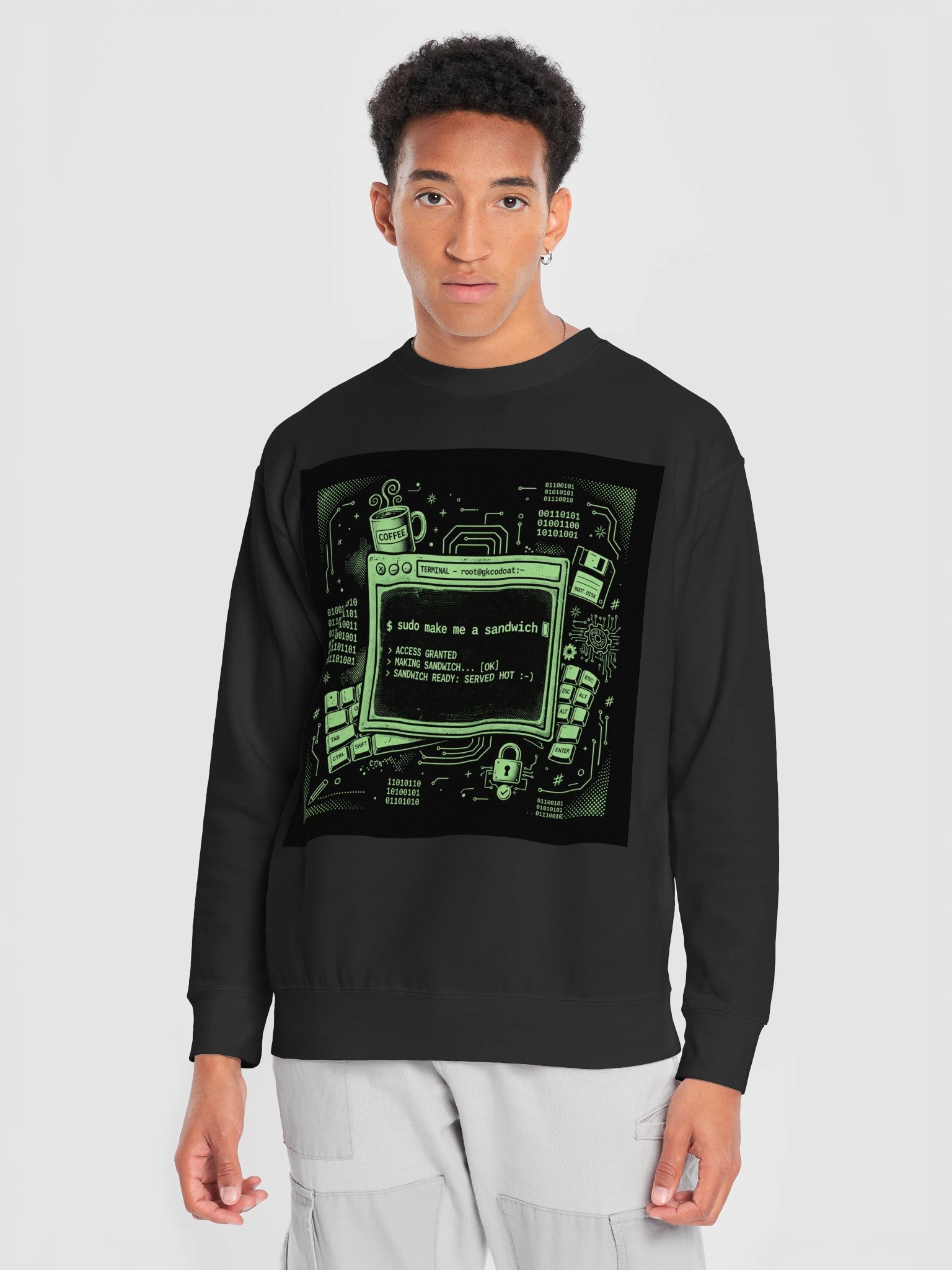 Sudo Make Me a Sandwich Sweatshirt product image (5)