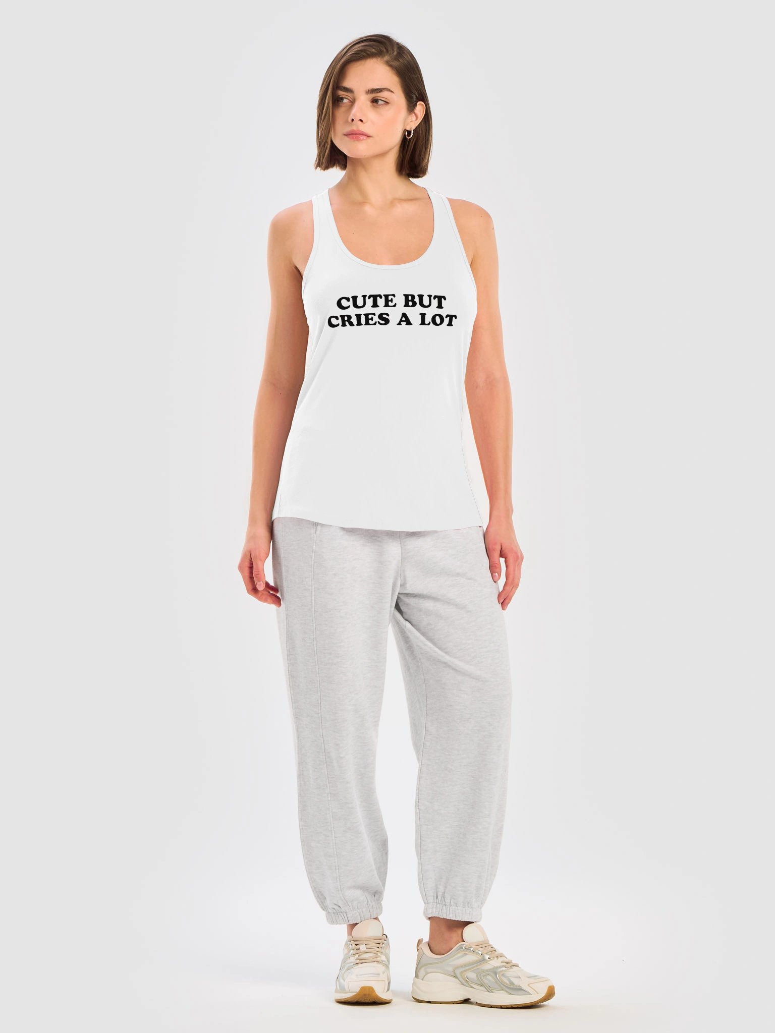 Cute But Cries A Lot Tank Top product image (3)