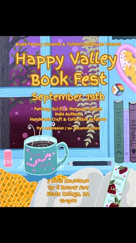 POV: a special surprise just showed up in the mail for @happyvalleybookfest , what do you think it will be? 👀

In addition to...