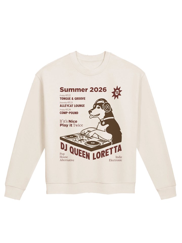 DJ Queen Loretta Crewneck product image (1)
