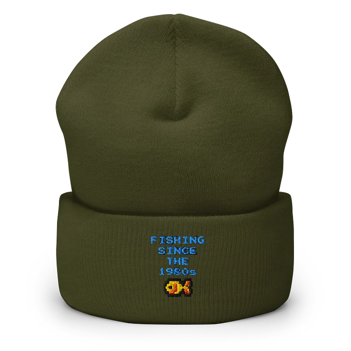 Fishing Since The 1980s Retro Embroidered Beanie product image (8)