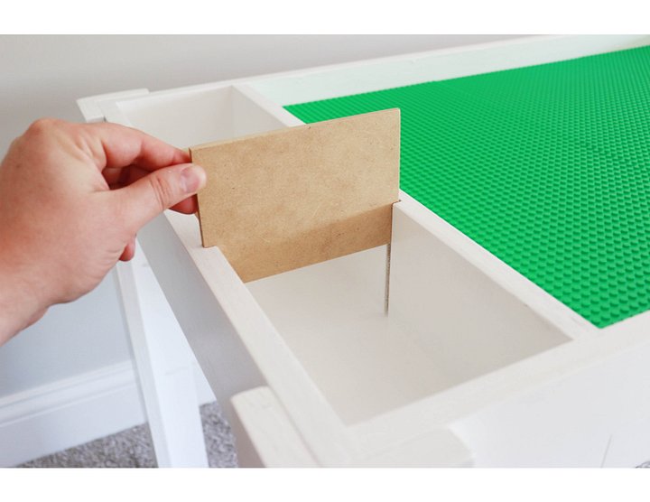 Kids Lego Table With Storage - Woodworking Project Plan and 3D SketchUp Model product image (2)