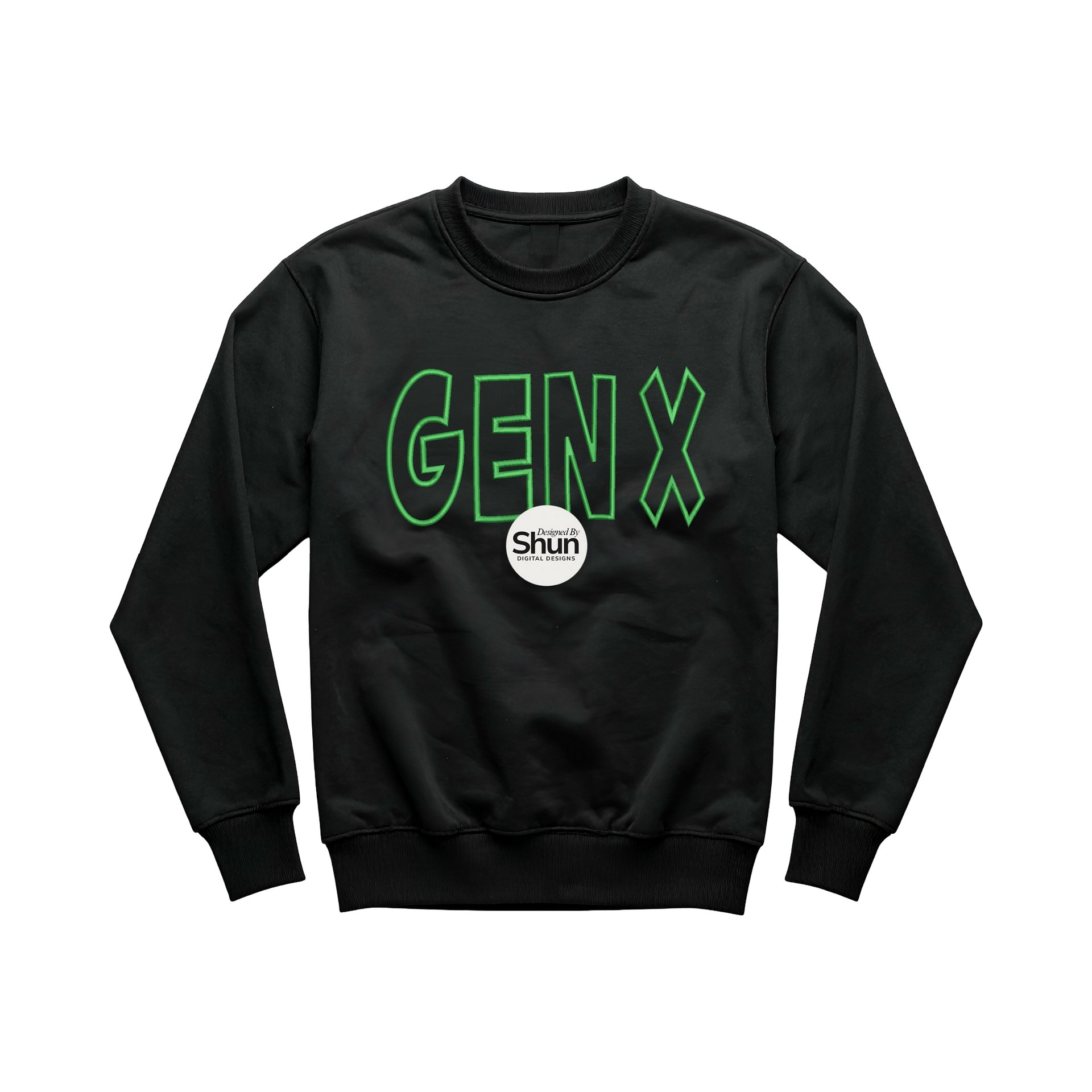 Gen X Applique Embroidery Design product image (3)