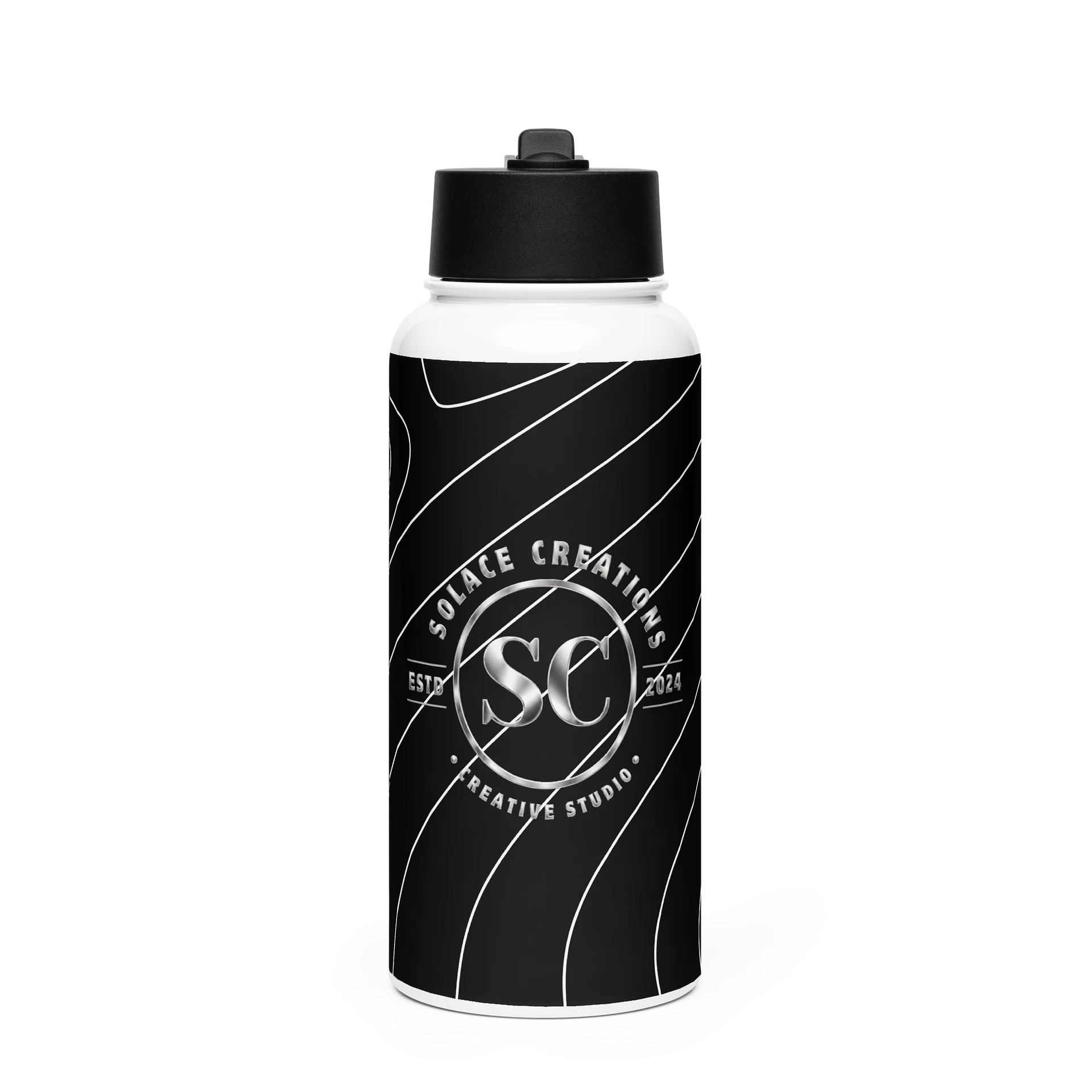 Solace Creations SC Logo Water Bottle product image (1)