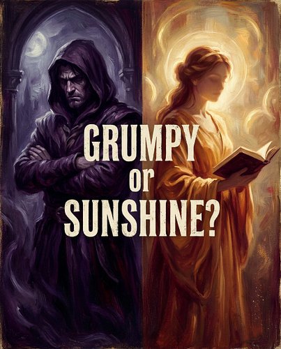 Grumpy or sunshine? Be honest, your bookshelf already knows. 🖤

Swipe to assemble your book boyfriend: the mood, the morals (...