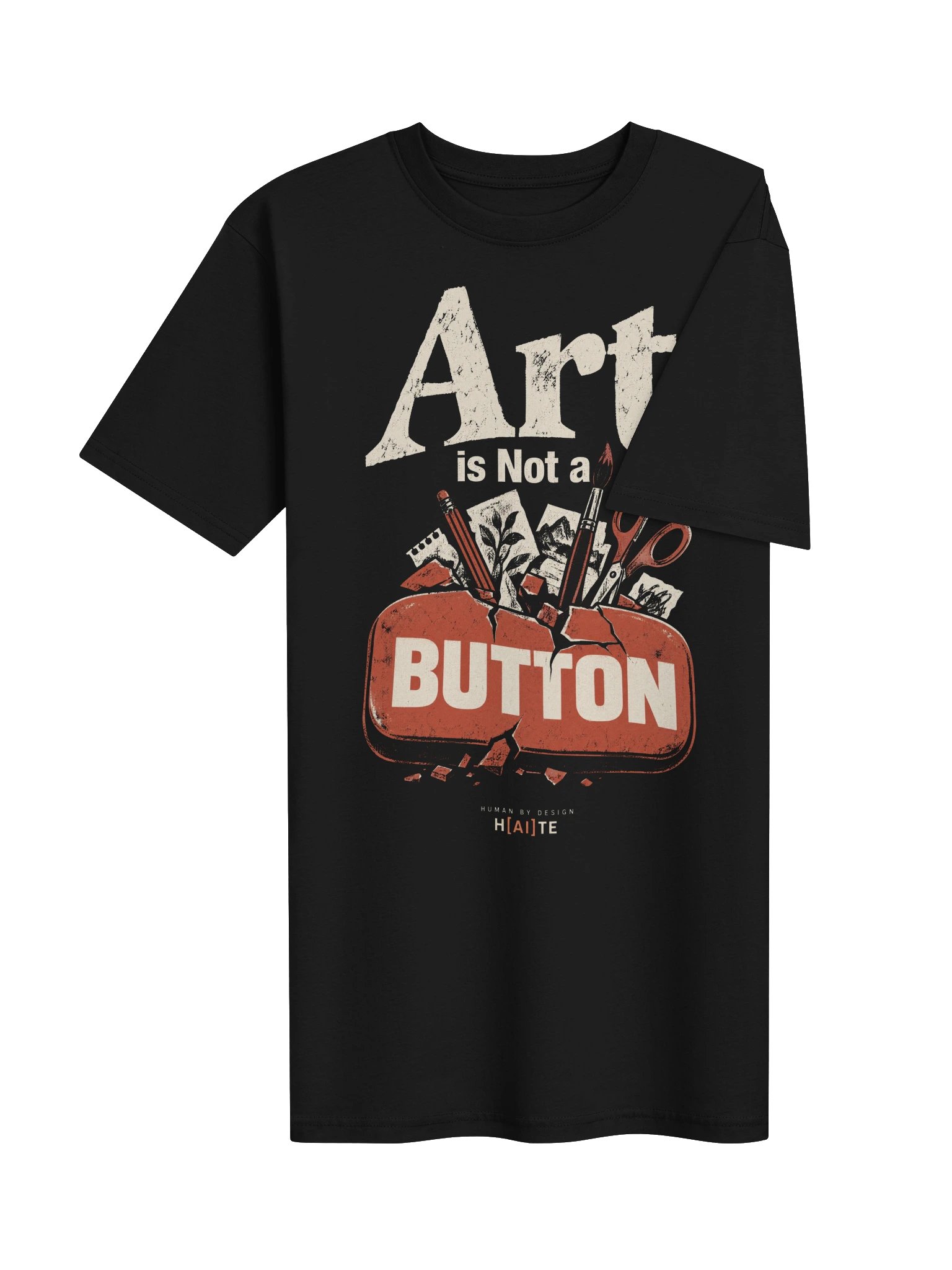 Art Is Not a Button: Broken Button | Heavyweight Tee product image (19)