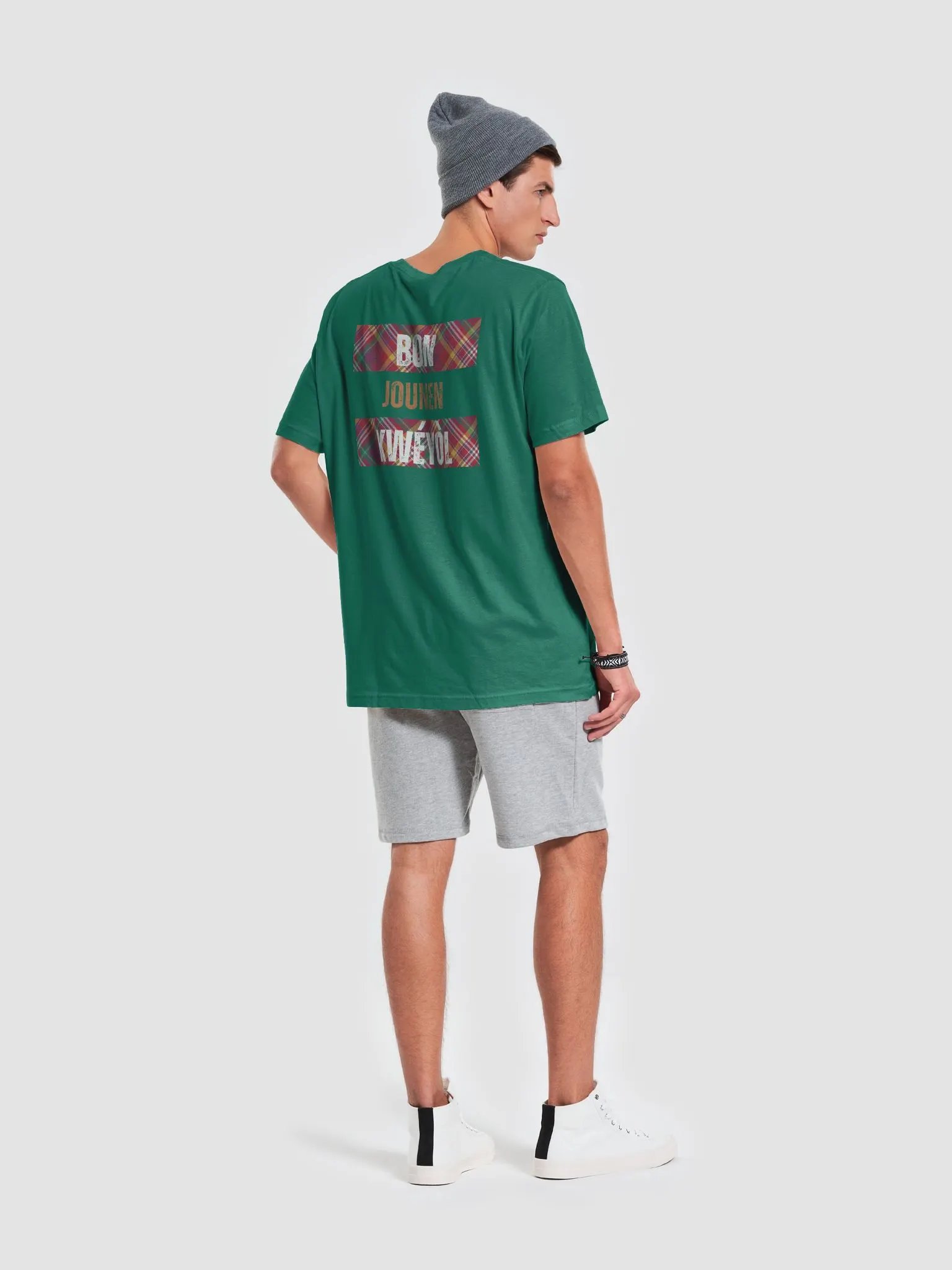 Kwéyòl Madras Vibes T-Shirt product image (54)