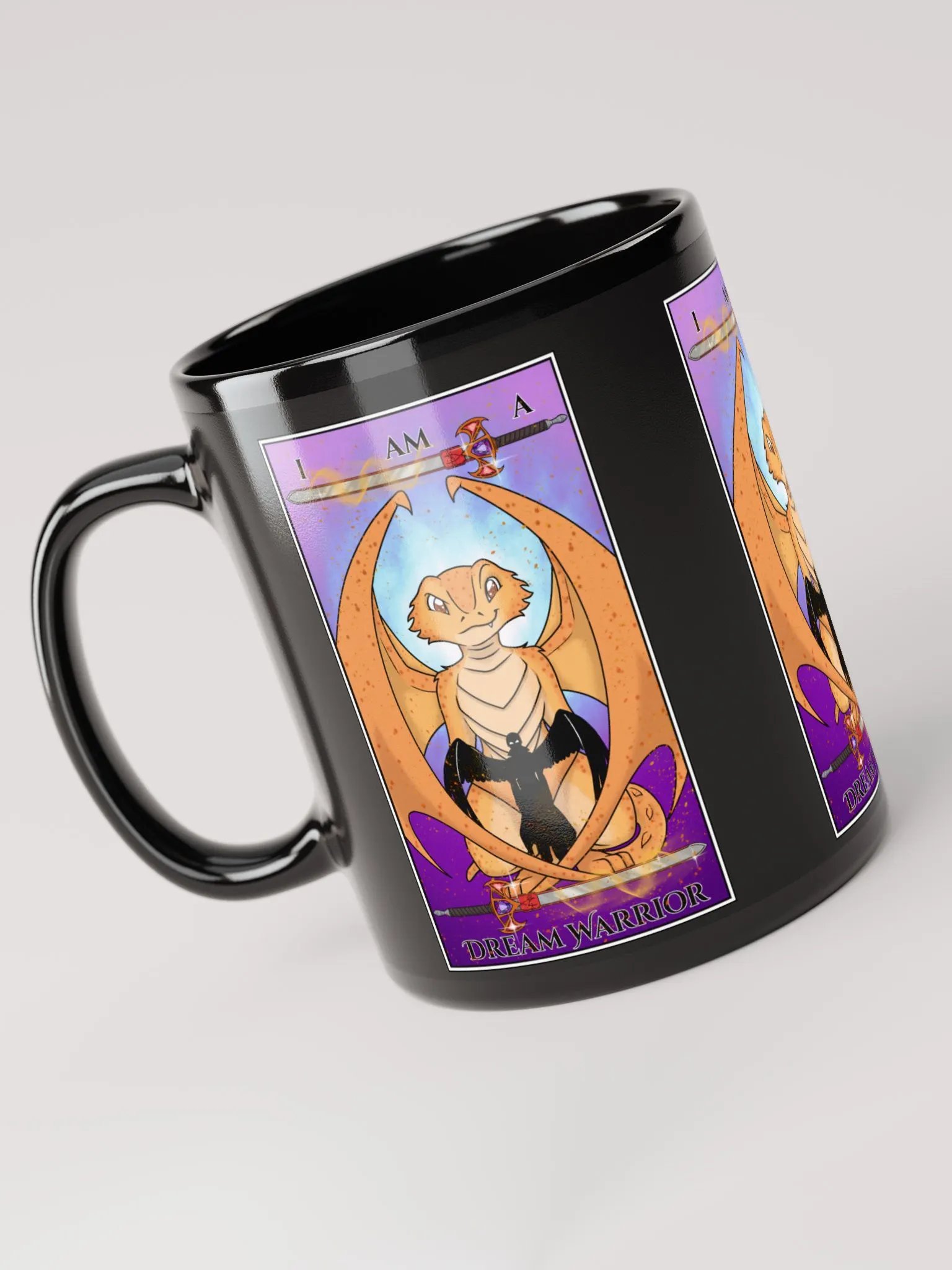 Day of the Dragon "Strength" Tarot Card 11oz/15oz Mug product image (3)