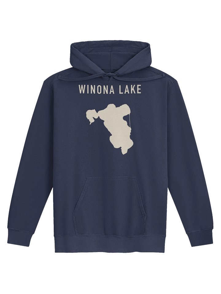 Lake Lines Comfort Colors Hoodie — Deep Tones