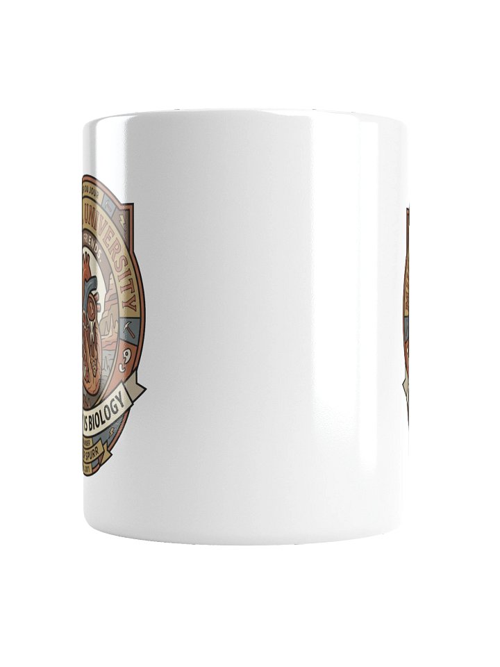 Mudfossil University White Glossy Mug product image (2)