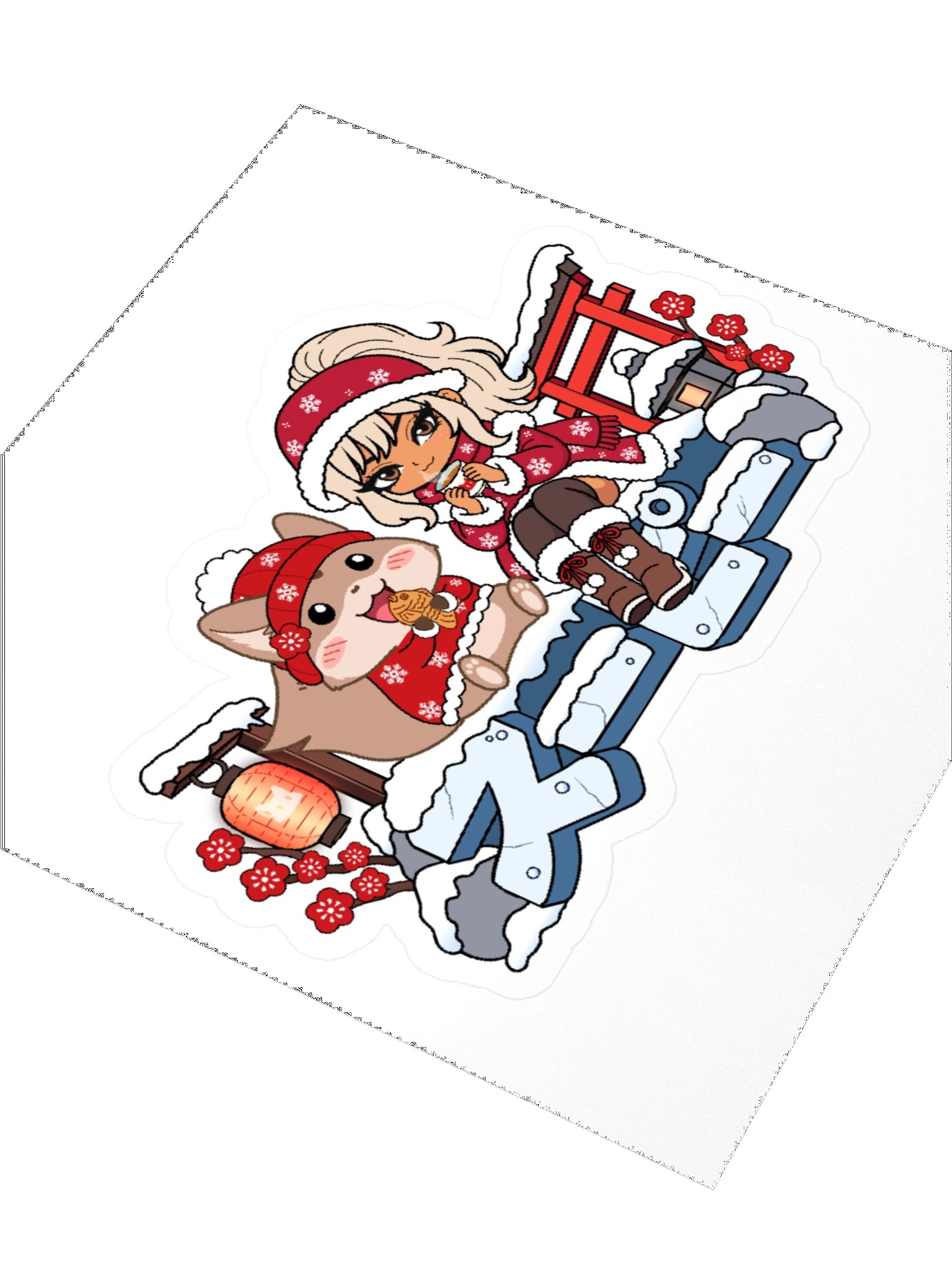 Soupy's & Momo's Fuyu Yasumi Sticker product image (3)