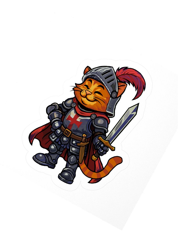Crusader Knight Cat - Armour and Sword for Battle product image (6)
