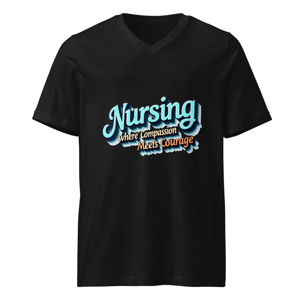 Compassion Meets Courage V-Neck Tee product image (1)