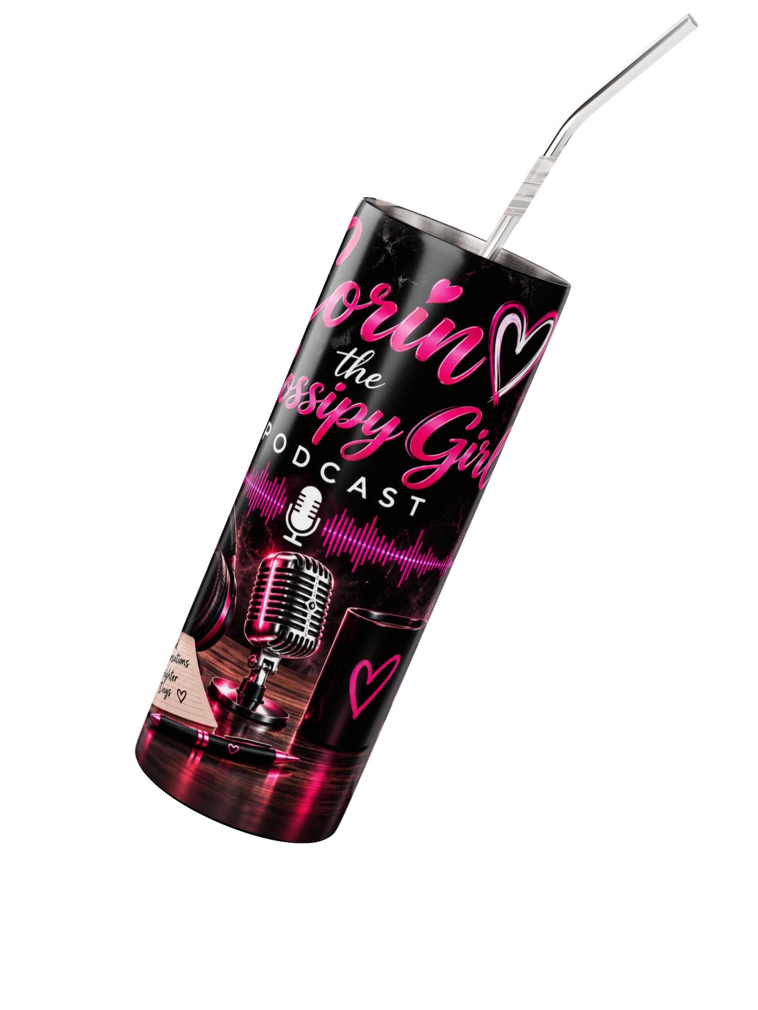 Corin the Gossipy Girl Podcast Tumbler product image (2)