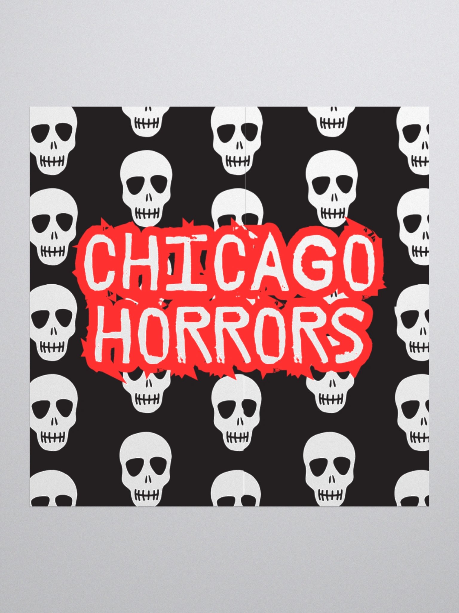 Chicago Horrors Skull Stickers product image (1)