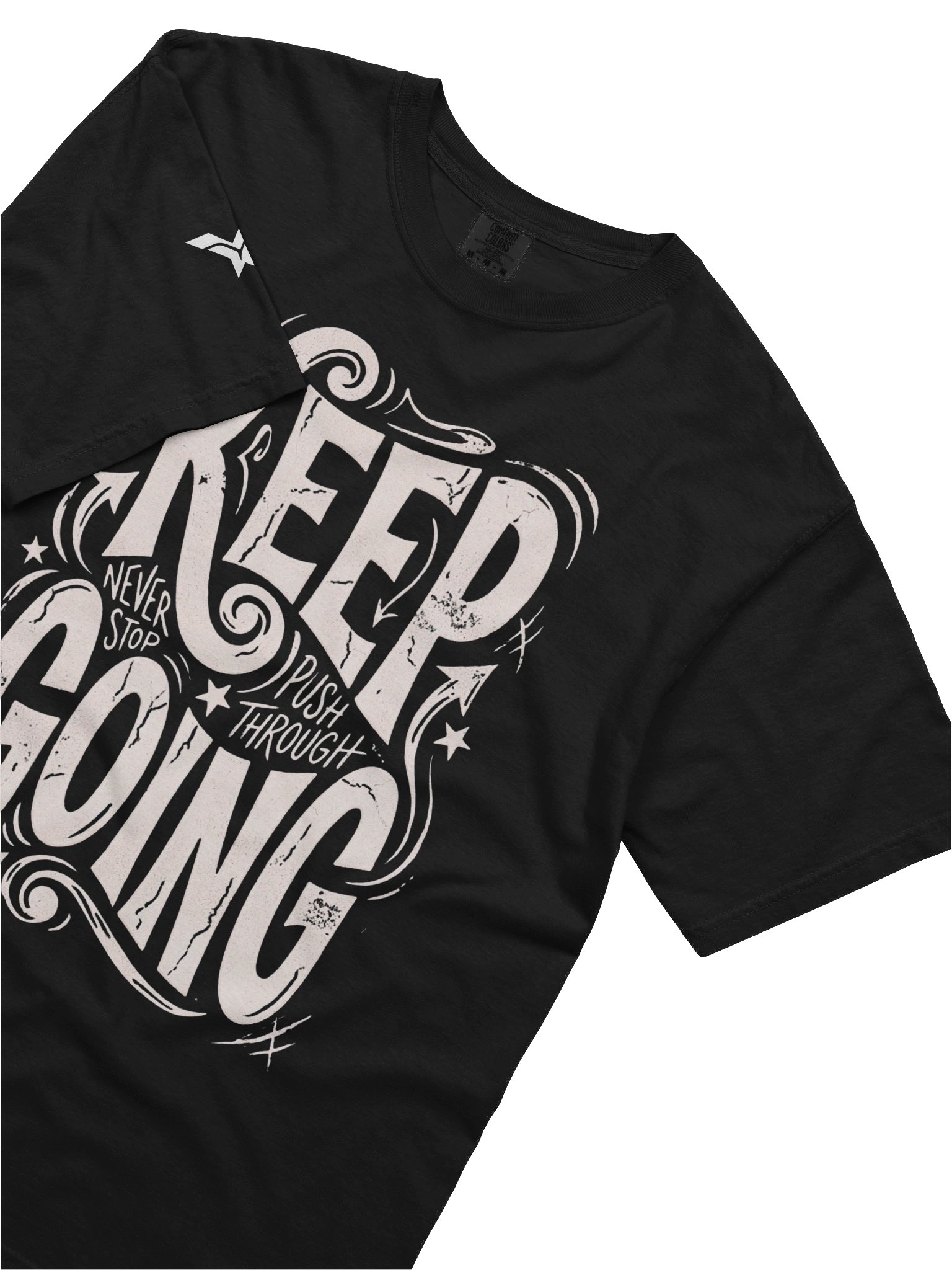 Keep Going — Vintage Motivational Typography Tee product image (5)