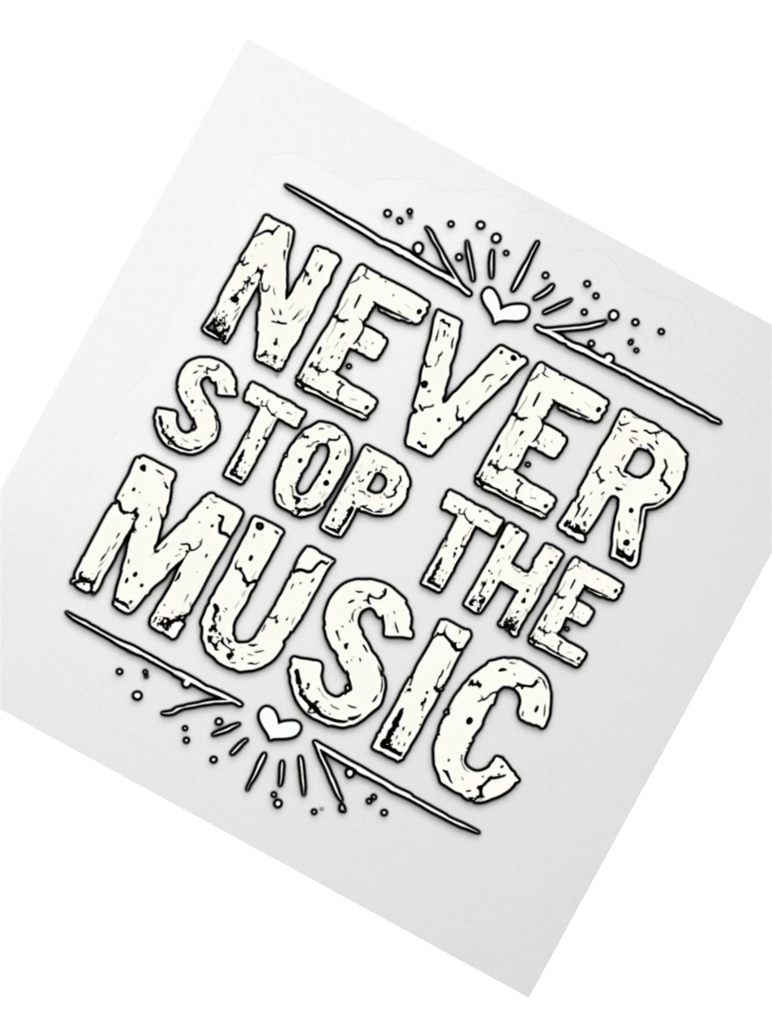 Sticker - NSTM White product image (3)