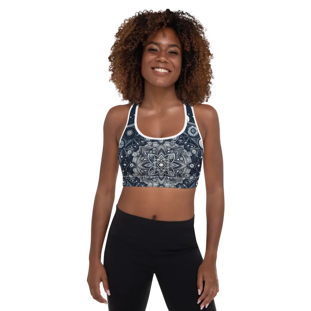 All-Over Print Padded Sports Bra product image (2)