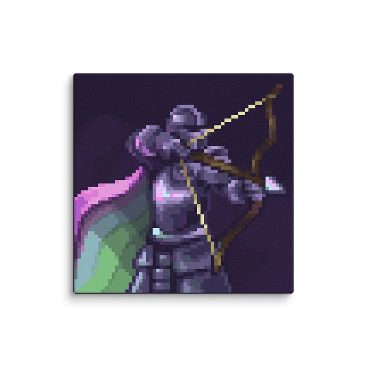 Toric Knight Pixel Art Canvas Print product image (2)