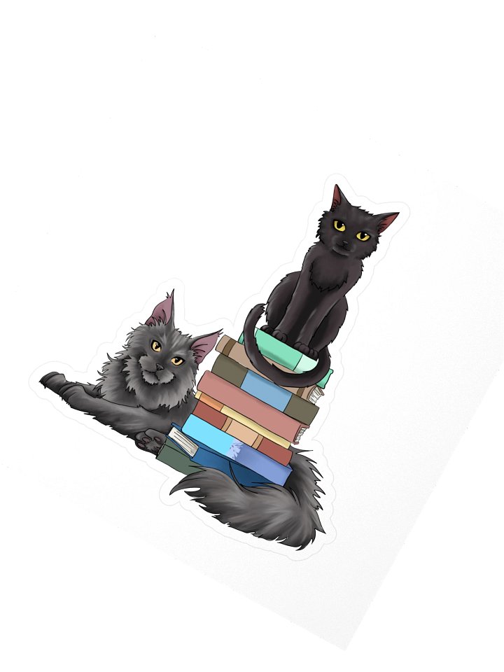 Pixel and Gandalf Sticker product image (2)