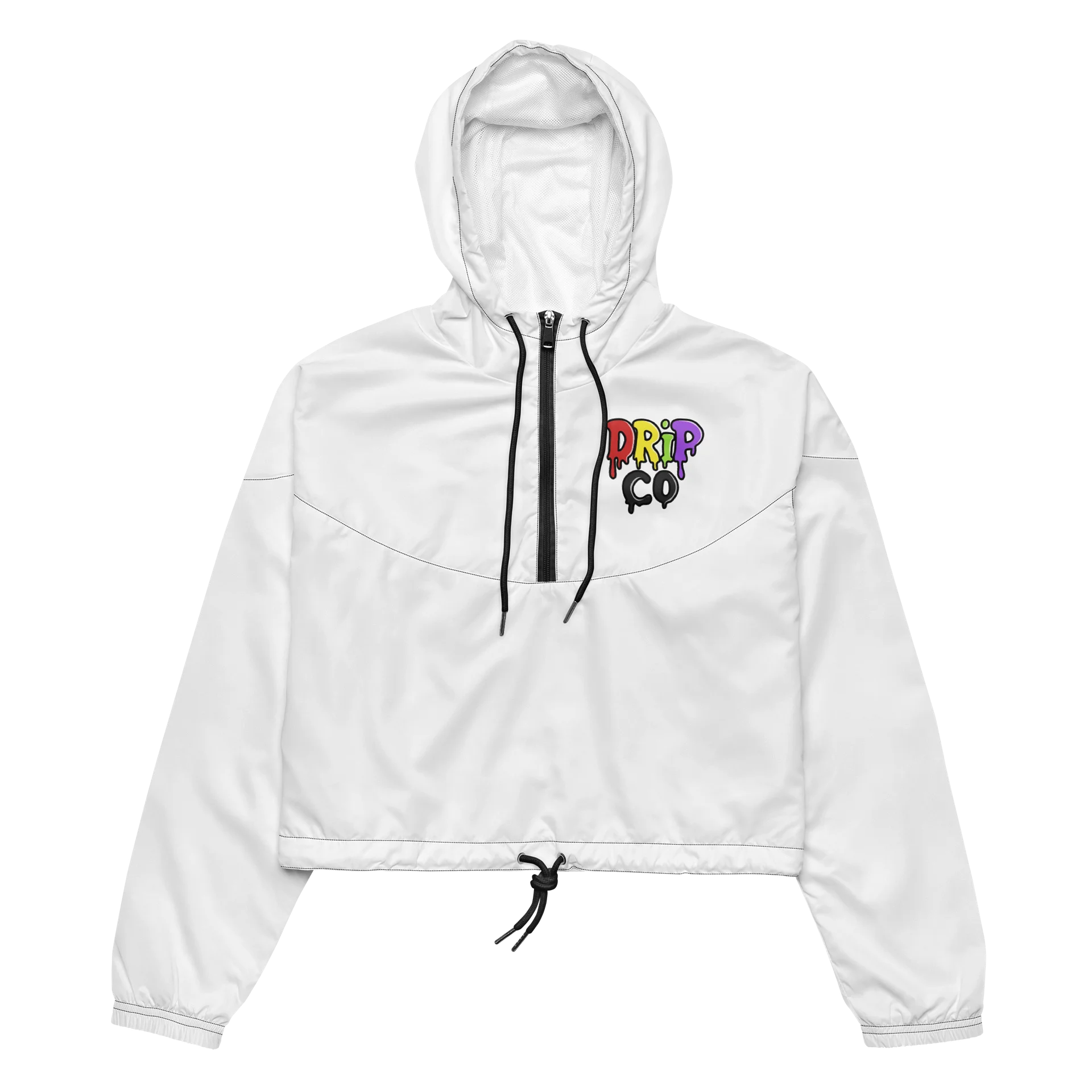 DRIP CO Graffiti Cropped Windbreaker product image (2)