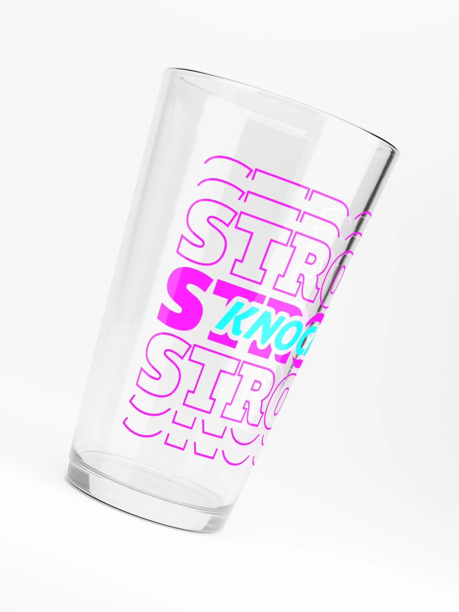 KNOCKER STRONG PINT GLASS product image (6)