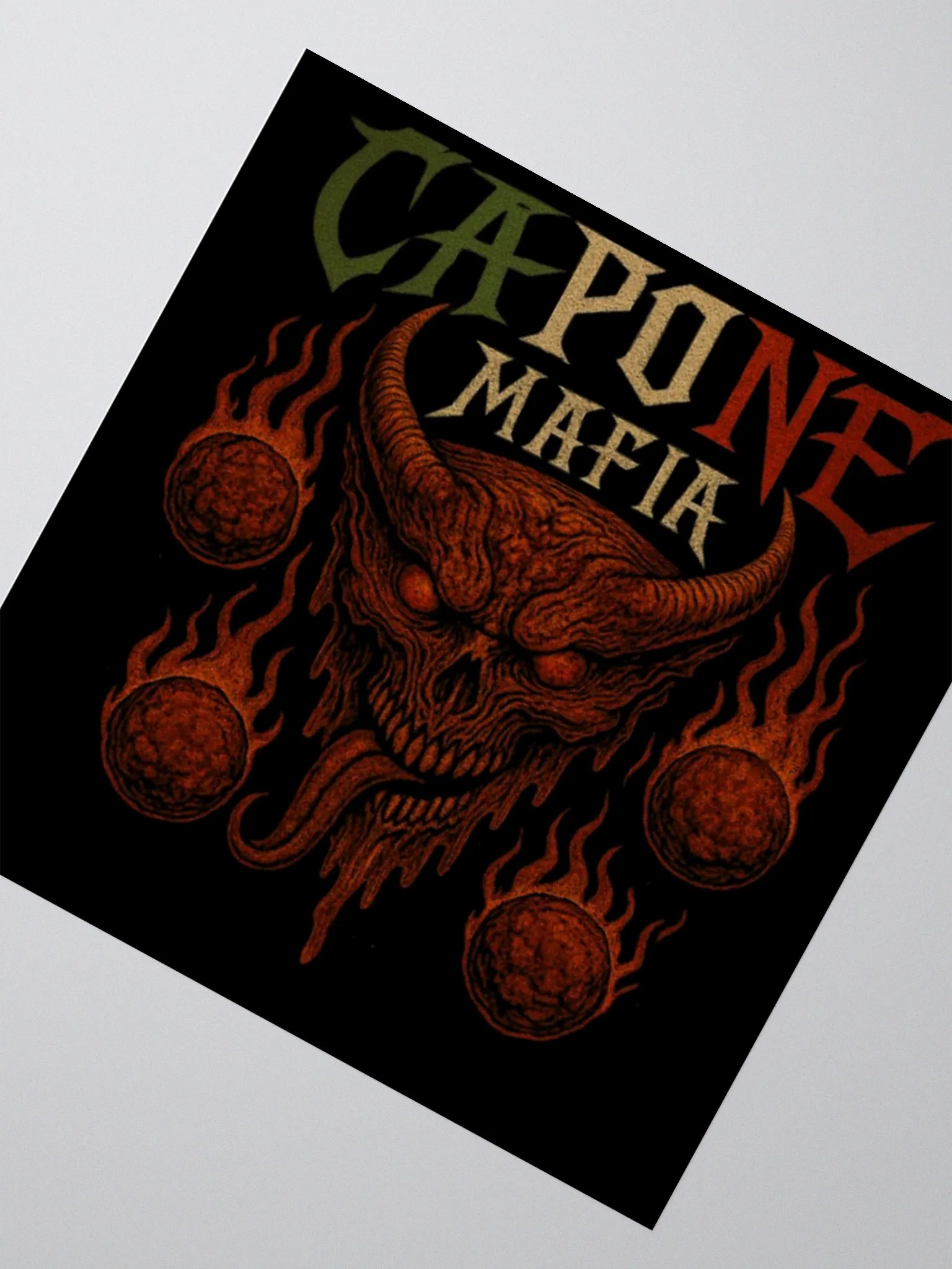 Capone Mafia Metal Sticker product image (4)