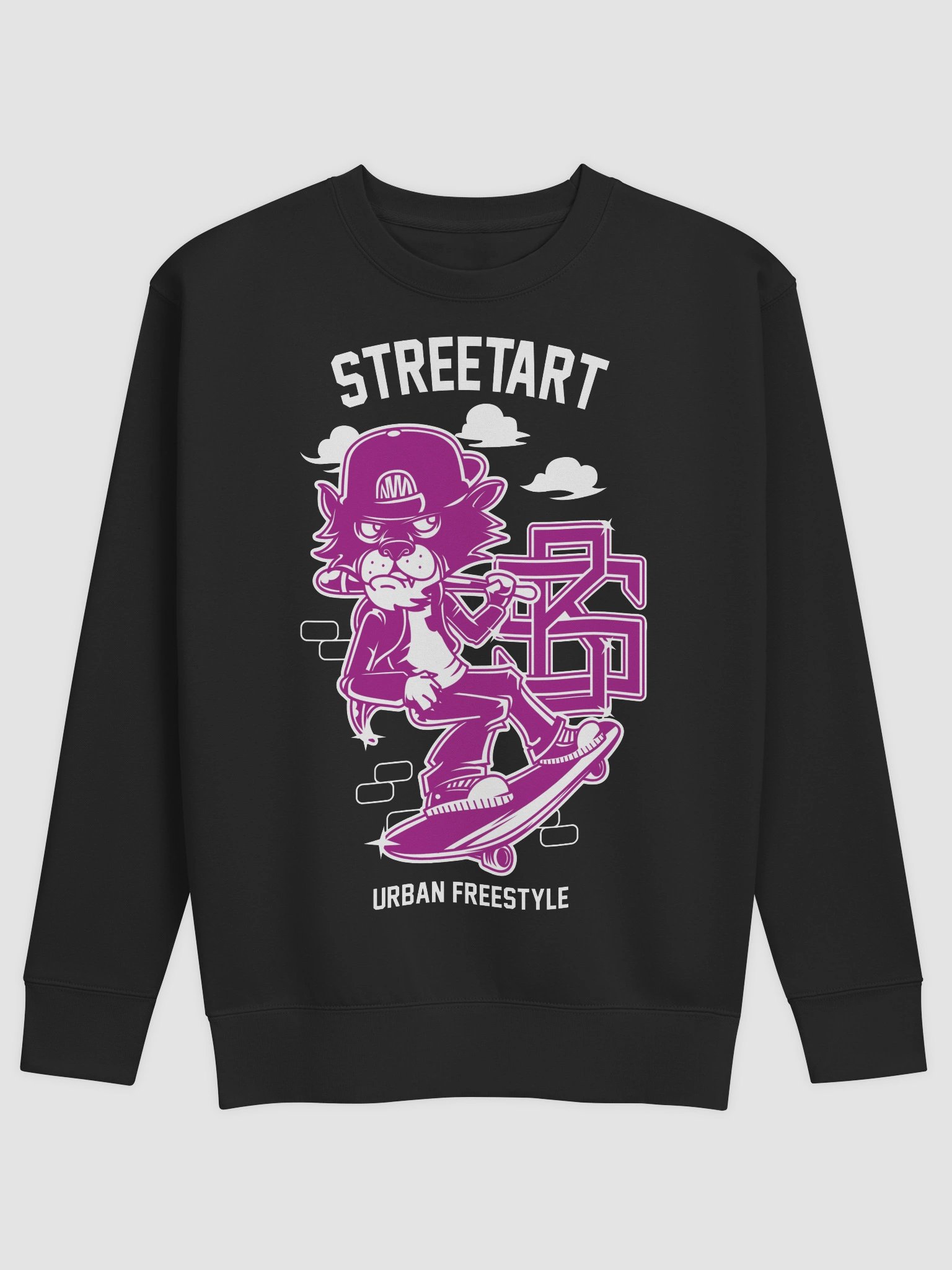 Panther Skater Street Art Sweatshirt product image (4)