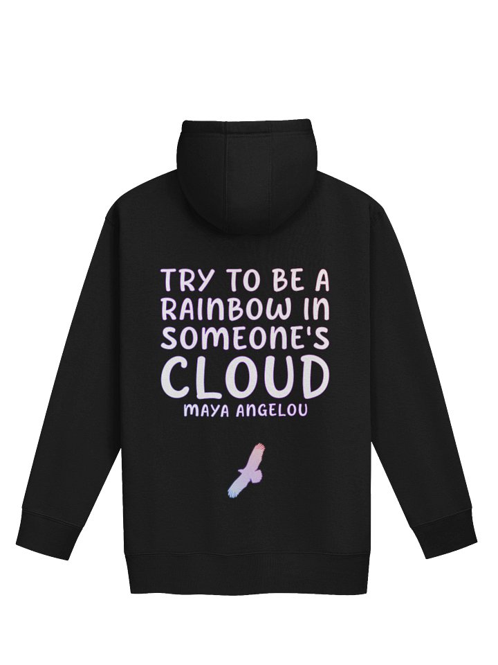 Try To Be A Rainbow Atlas Quote Unisex Hoodie product image (2)